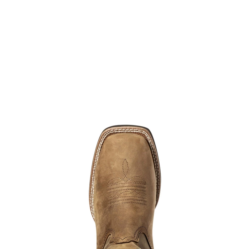 'Ariat' Women's 11" Roundup Western WP Square Toe - Distressed Brown 4 'Ariat' Women's 11" Roundup Western WP Square Toe - Distressed Brown