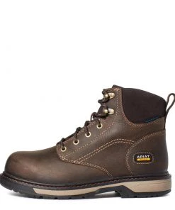 'Ariat' Women's 6" Riveter EH WP Comp Toe - Brown