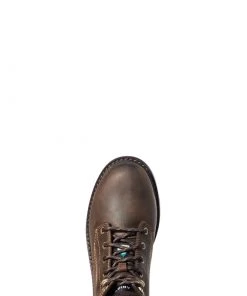 'Ariat' Women's 6" Riveter EH WP Comp Toe - Brown