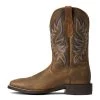 'Ariat' Men's Brander Western Square Toe - Bear Brown
