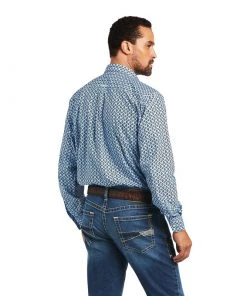 'Ariat' Men's Farhan Classic Fit Long Sleeve - WINDSURFER