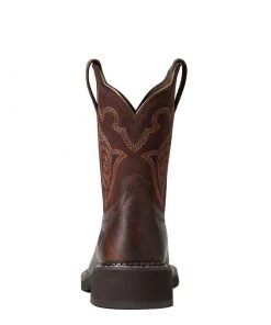 'Ariat' Women's 8" Fatbaby Heritage Tess Western Round Toe - Forest Brown / Jamocha 13 'Ariat' Women's 8