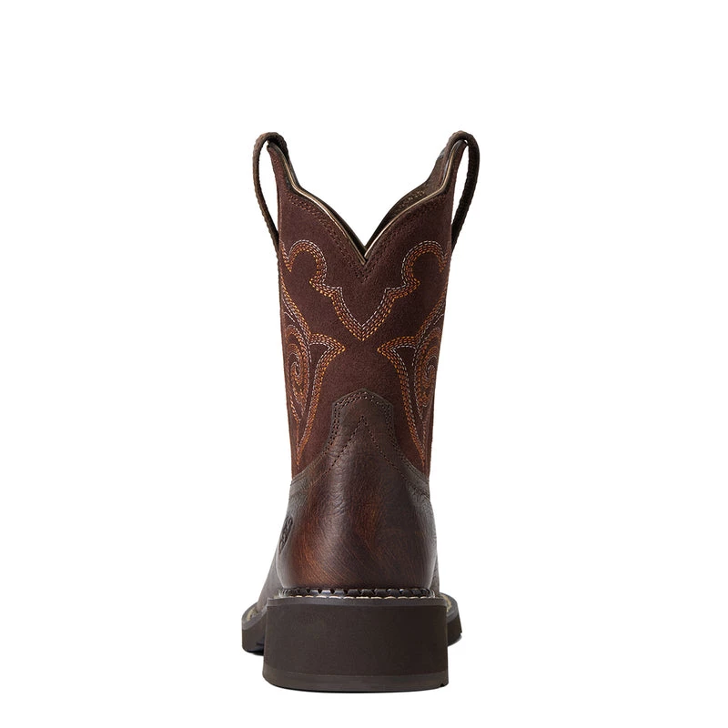 'Ariat' Women's 8" Fatbaby Heritage Tess Western Round Toe - Forest Brown / Jamocha 7 'Ariat' Women's 8" Fatbaby Heritage Tess Western Round Toe - Forest Brown / Jamocha