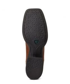 'Ariat' Women's Round Up StretchFit Square Toe - Sassy Brown / Metallic Navy