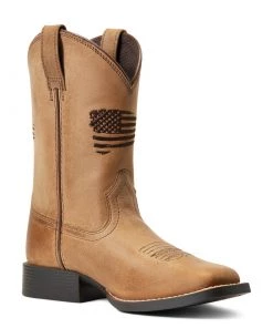 ;Ariat' Youth Patriot 2.0 Square Toe - HOMESTEAD BROWN Kids 13 ;Ariat' Youth Patriot 2.0 Square Toe - HOMESTEAD BROWN Kids
