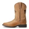 ;Ariat' Youth Patriot 2.0 Square Toe - HOMESTEAD BROWN Kids