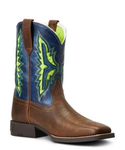 Kids 'Ariat' Youth Koel WenTEK Square Toe - ROWDY RUST/DARING INDIGO 13 Kids 'Ariat' Youth Koel WenTEK Square Toe - ROWDY RUST/DARING INDIGO