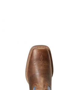 Kids 'Ariat' Youth Koel WenTEK Square Toe - ROWDY RUST/DARING INDIGO