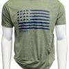 'ScratchPad Tees' Unisex Bison Flag SD Tee - Military Green 2 'ScratchPad Tees' Unisex Bison Flag SD Tee - Military Green