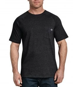 'Dickies' Temp-iQ Performance Cooling T-Shirt - Heather Black Men