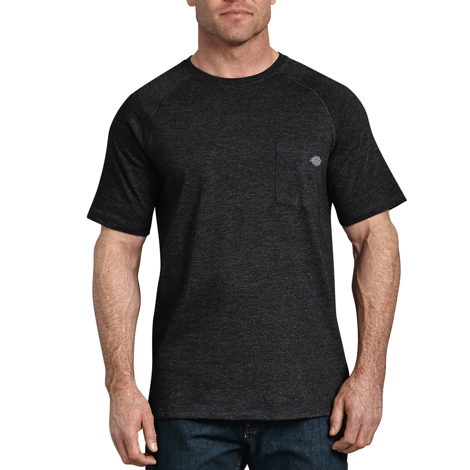 'Dickies' Temp-iQ Performance Cooling T-Shirt - Heather Black Men 3 'Dickies' Temp-iQ Performance Cooling T-Shirt - Heather Black Men