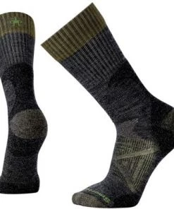 Smartwool PhD Hunt Light Crew Sock - Black / Green