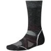Smartwool Men PhD Outdoor Mid Crew Sock - Black / Charcoal / Gray