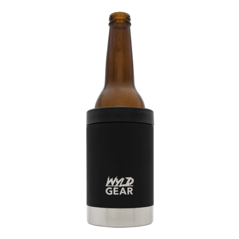 'WYLD GEAR' Multi Can Koozie - Black 4 'WYLD GEAR' Multi Can Koozie - Black