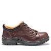 'Timberland Pro' Women's Titan Oxford Alloy Toe - Brown Full-Grain