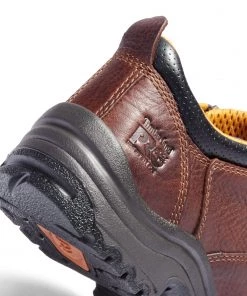 'Timberland Pro' Women's Titan Oxford Alloy Toe - Brown Full-Grain 12 'Timberland Pro' Women's Titan Oxford Alloy Toe - Brown Full-Grain