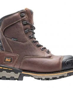'Timberland Pro' Men's 8" Boondock 600GR Insulation EH WP Soft Toe - Brown / Black