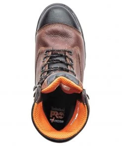 'Timberland Pro' Men's 8" Boondock 600GR Insulation EH WP Soft Toe - Brown / Black 10 'Timberland Pro' Men's 8