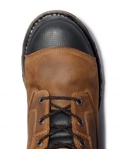 'Timberland Pro' Men's 6" Boondock WP Soft Toe - Oil Distressed Brown / Black 10 'Timberland Pro' Men's 6