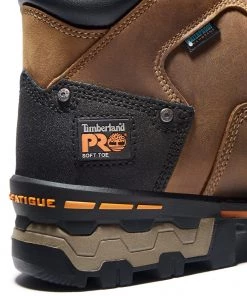 'Timberland Pro' Men's 6" Boondock WP Soft Toe - Oil Distressed Brown / Black 11 'Timberland Pro' Men's 6