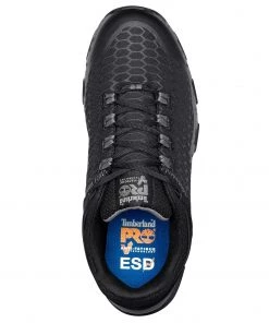 'Timberland Pro' Men's Powertrain Sport ESD Slip On Alloy Toe - Black / Grey