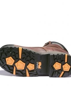 'Timberland Pro' Men's 6" Helix HD WP Comp Toe - Dark Brown / Black