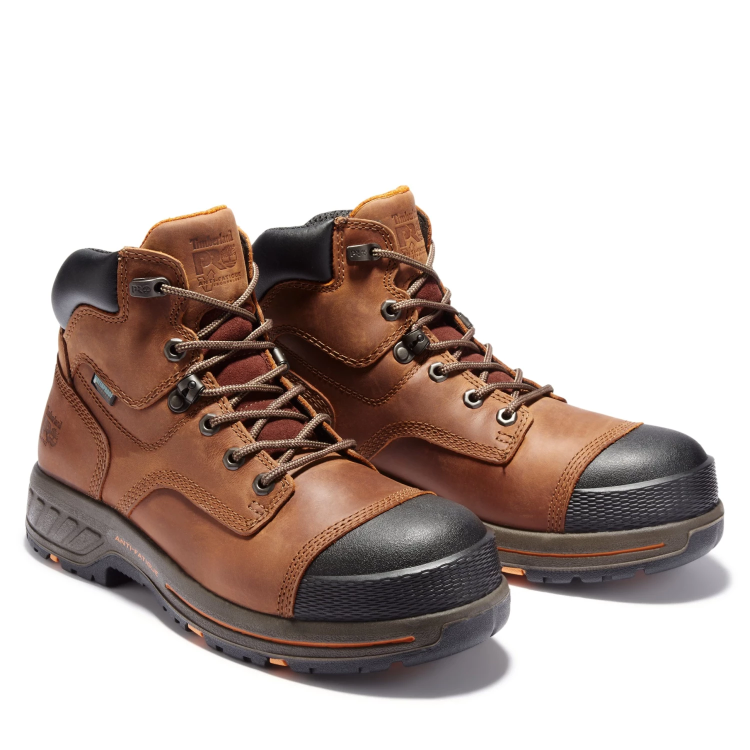 'Timberland Pro' Men's 6" Helix HD WP Soft Toe - Brown 9 'Timberland Pro' Men's 6" Helix HD WP Soft Toe - Brown