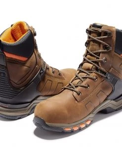 'Timberland Pro' Men's 8" Hypercharge WP Comp Toe - Brown / Black 12 'Timberland Pro' Men's 8