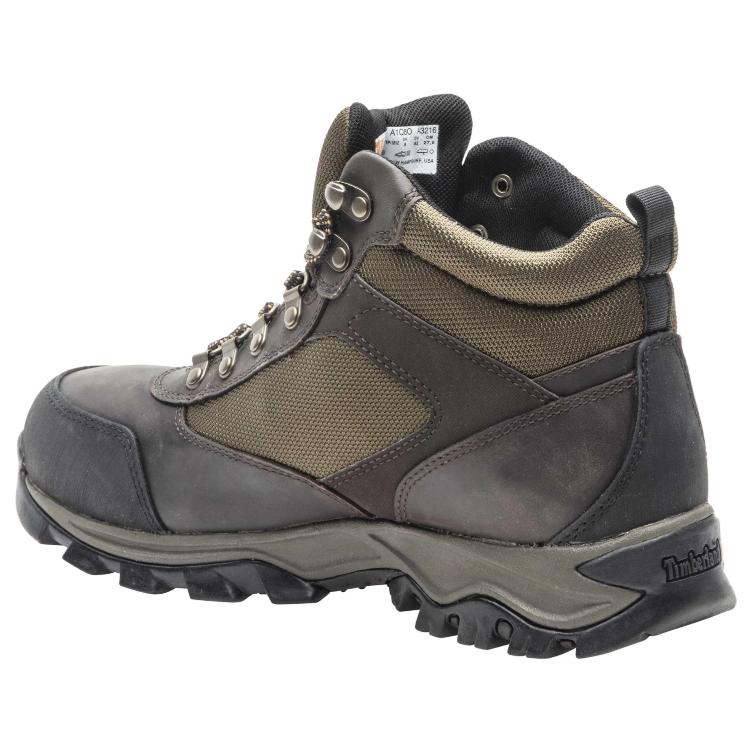 'Timberland Pro' Men's Keele Ridge WP EH Steel Toe - Brown / Green 7 'Timberland Pro' Men's Keele Ridge WP EH Steel Toe - Brown / Green