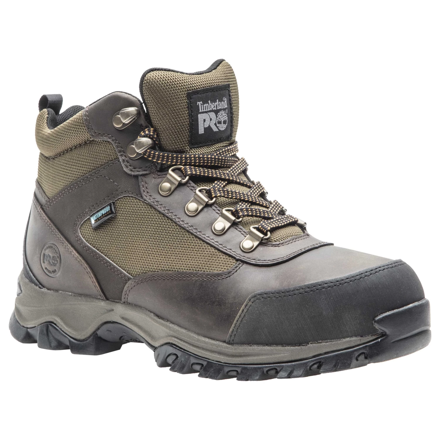 'Timberland Pro' Men's Keele Ridge WP EH Steel Toe - Brown / Green 8 'Timberland Pro' Men's Keele Ridge WP EH Steel Toe - Brown / Green