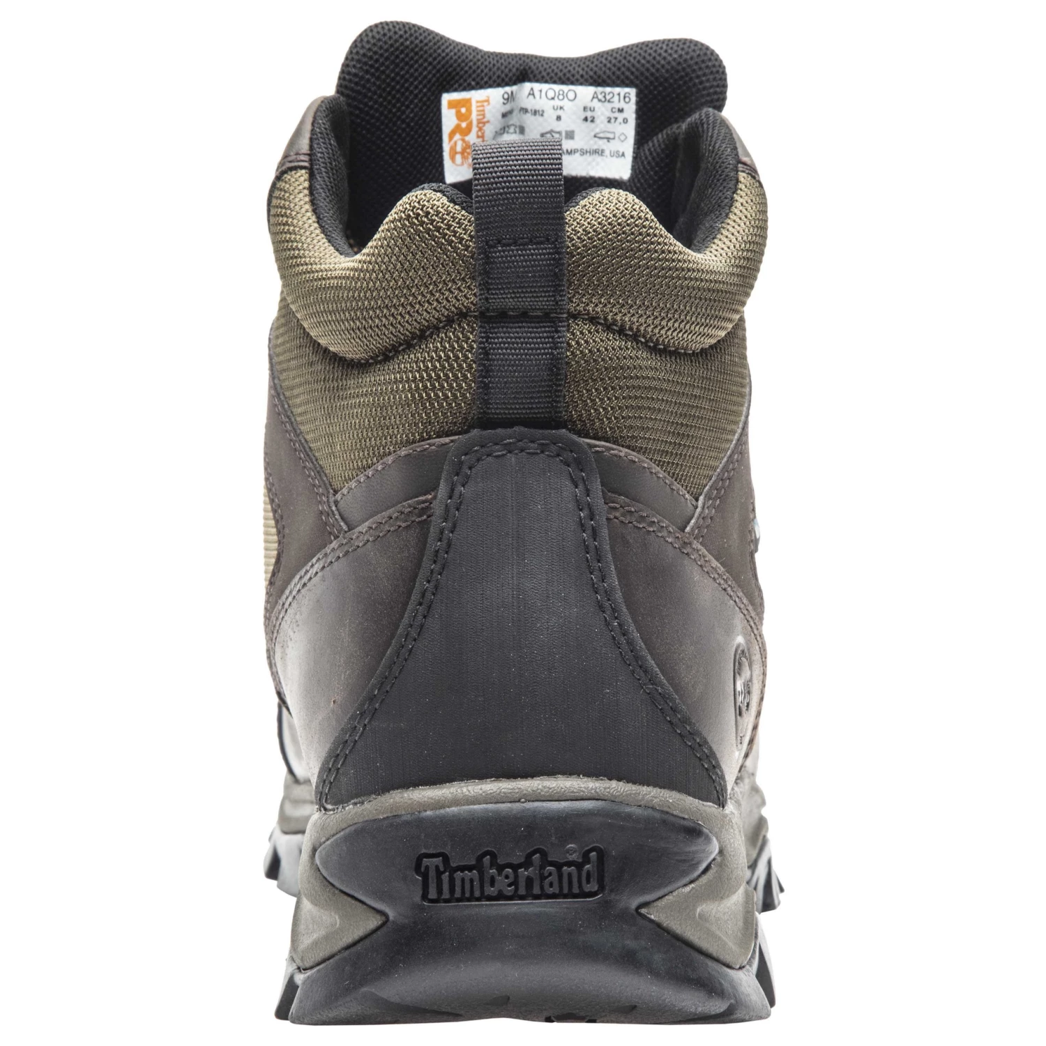 'Timberland Pro' Men's Keele Ridge WP EH Steel Toe - Brown / Green 6 'Timberland Pro' Men's Keele Ridge WP EH Steel Toe - Brown / Green