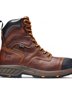 'Timberland Pro' Men's 8" Helix HD WP Comp Toe - Brown / Black