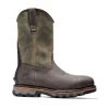 'Timberland Pro' Men's True Grit EH WP Comp Toe - Brown / Turkish Coffee Distressed
