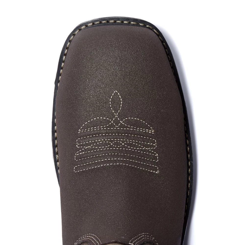 'Timberland Pro' Men's True Grit EH WP Comp Toe - Brown / Turkish Coffee Distressed 4 'Timberland Pro' Men's True Grit EH WP Comp Toe - Brown / Turkish Coffee Distressed