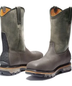 'Timberland Pro' Men's True Grit EH WP Comp Toe - Brown / Turkish Coffee Distressed 16 'Timberland Pro' Men's True Grit EH WP Comp Toe - Brown / Turkish Coffee Distressed