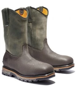 'Timberland Pro' Men's True Grit EH WP Comp Toe - Brown / Turkish Coffee Distressed 17 'Timberland Pro' Men's True Grit EH WP Comp Toe - Brown / Turkish Coffee Distressed