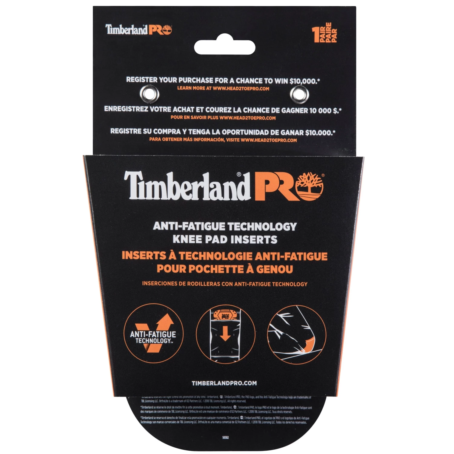 Men 'Timberland Pro' Anti-Fatigue Knee Pad Insert 5 Men 'Timberland Pro' Anti-Fatigue Knee Pad Insert