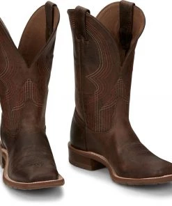 Justin Brands 'Tony Lama' Women's 11" Delaney Western Square Toe - Brown 15 Justin Brands 'Tony Lama' Women's 11