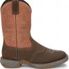 'Tony Lama' Men's 11" Junction Dusty Boot - Dusty San Antone Orange / Brown