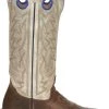 Justin Brands 'Tony Lama' Men's 15" Henley Western Round Toe - Brown / Stone Gray 1 Justin Brands 'Tony Lama' Men's 15" Henley Western Round Toe - Brown / Stone Gray