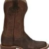 Justin Brands 'Tony Lama' Women's 11" Delaney Western Square Toe - Brown
