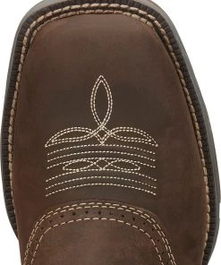 'Tony Lama' Men's 11" Junction Dusty Boot - Dusty San Antone Orange / Brown