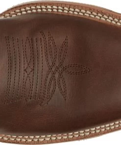 Justin Brands 'Tony Lama' Men's 15" Fairview Buckaroo Western Square Toe - Brown / Moss Green