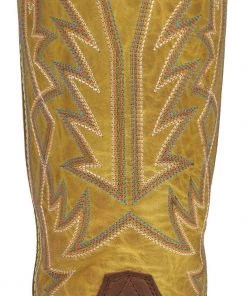 Justin Brands 'Tony Lama' Men's 15" Fairview Buckaroo Western Square Toe - Brown / Moss Green 15 Justin Brands 'Tony Lama' Men's 15