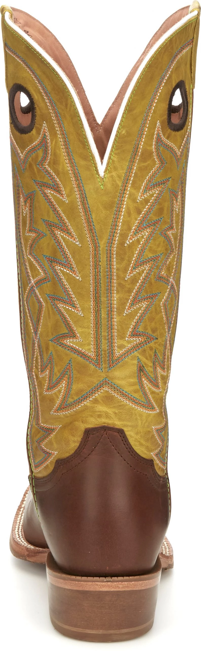 Justin Brands 'Tony Lama' Men's 15" Fairview Buckaroo Western Square Toe - Brown / Moss Green 7 Justin Brands 'Tony Lama' Men's 15" Fairview Buckaroo Western Square Toe - Brown / Moss Green