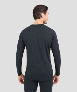 TERRAMAR BASE LAYER 'Terramar' Men's Transport® Merino Wool Crew - Nine Iron