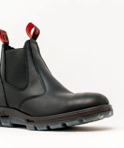 'Redback' Men's 6" Easy Escape Romeo Soft Toe - Black Oil Kip