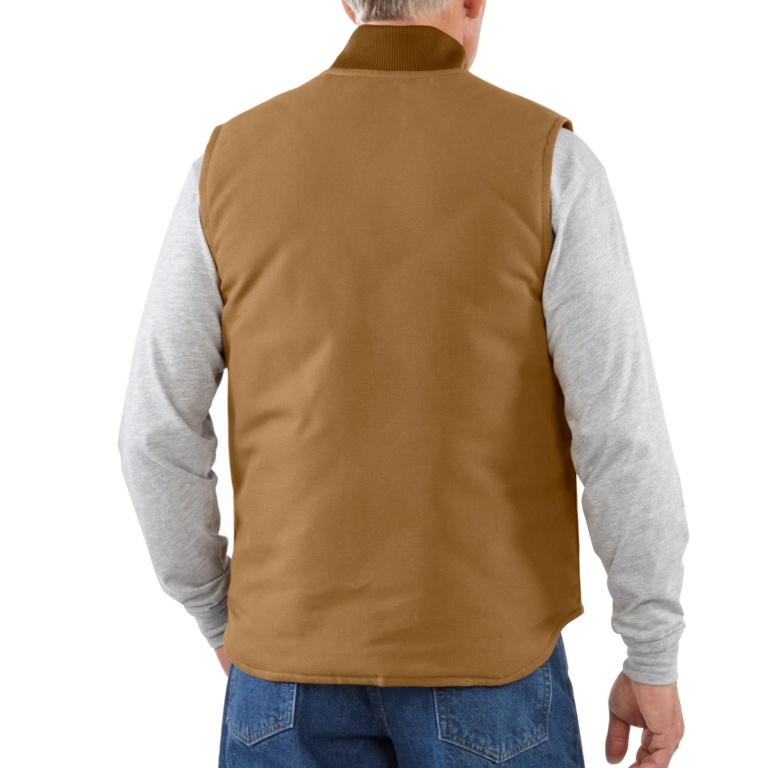 'Carhartt' Men's Duck Vest Arctic Quilt Lined - Carhartt Brown 5 'Carhartt' Men's Duck Vest Arctic Quilt Lined - Carhartt Brown