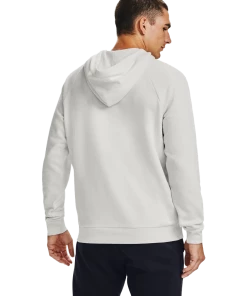 'Under Armour' Men's Rival Fleece Big Logo Hoodie - Onyx White / Black