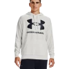'Under Armour' Men's Rival Fleece Big Logo Hoodie - Onyx White / Black